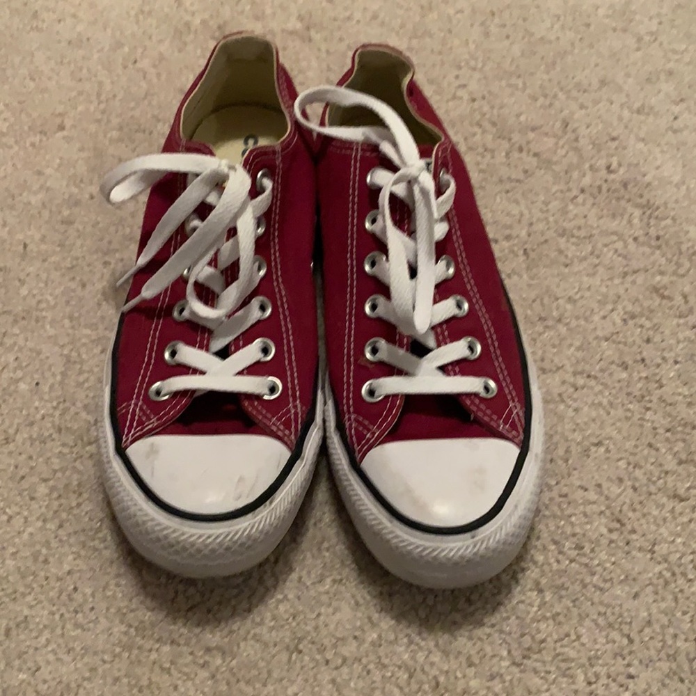 Maroon Converse Sneaker